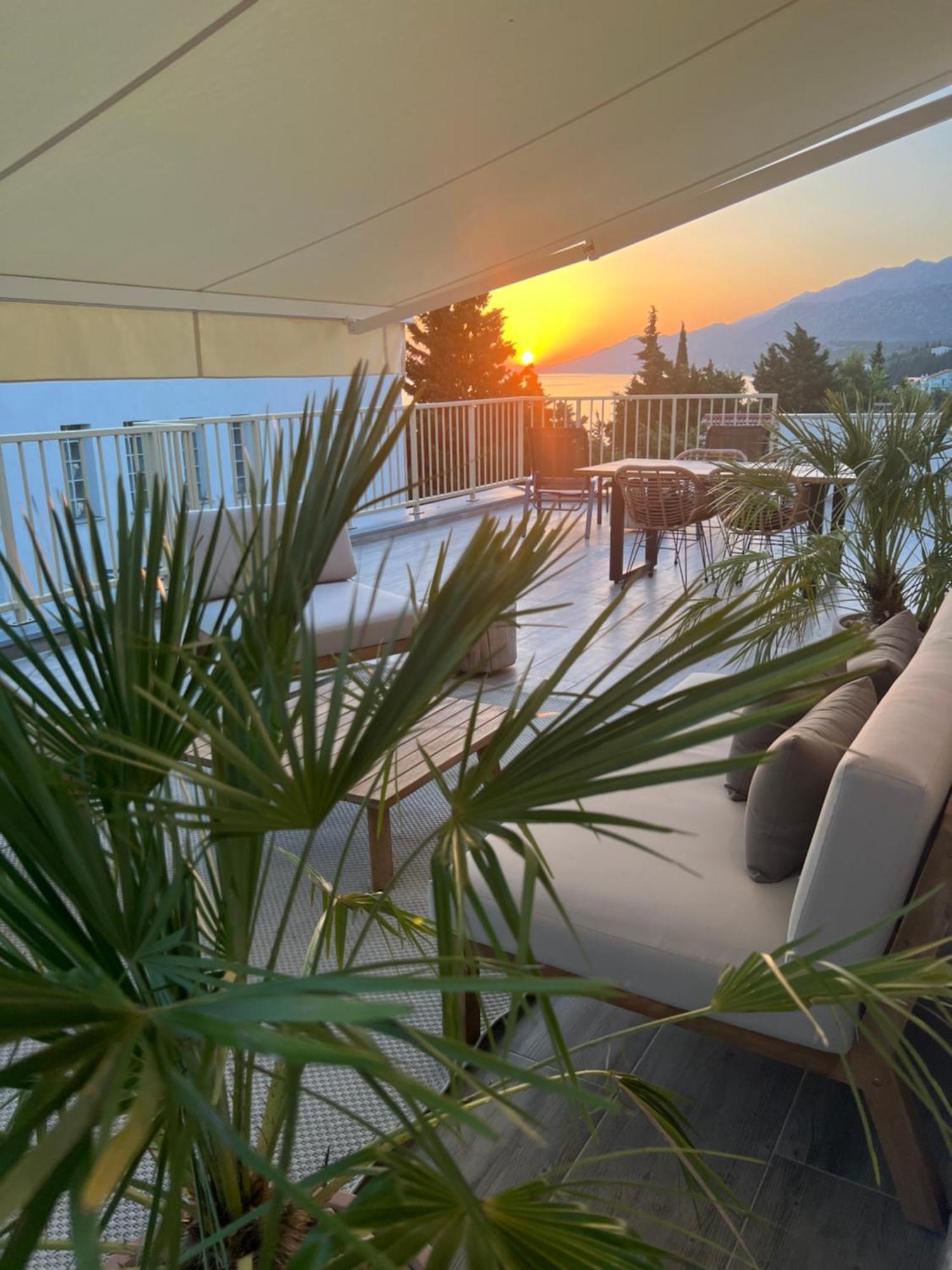 Sunset Huus Leilighet Starigrad Paklenica Eksteriør bilde